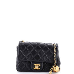 Chanel Mini Pearl Crush Square Flap Bag Quilted Lambskin
